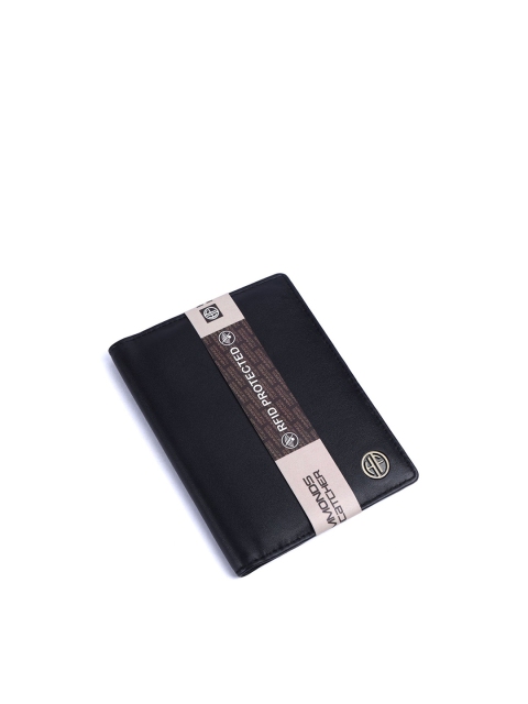 

HAMMONDS FLYCATCHER Unisex Black Leather Passport Holder