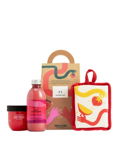 

THE BODY SHOP Soak & Slather Berry Bath Set, Multi