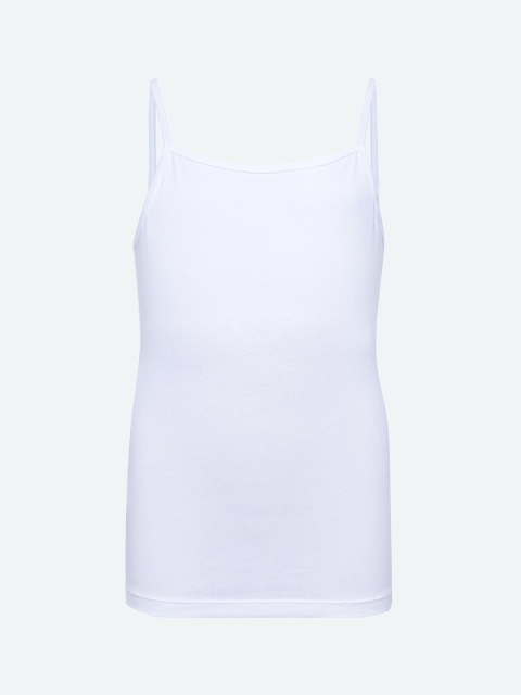 

Jockey Girls White Solid Non-Padded Camisoles