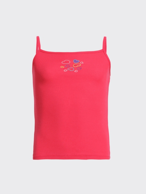 

Jockey Girls Pink Solid Camisoles