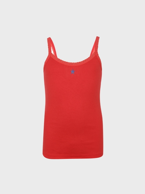 

Jockey Girls Red Solid Camisoles