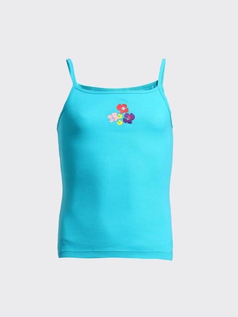 

Jockey Girls Blue Solid Cotton Camisoles