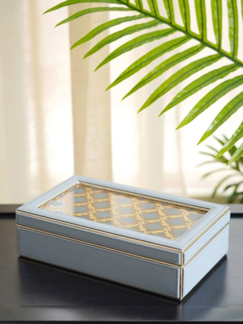 

Pure Home and Living Blue Solid Box with Lid