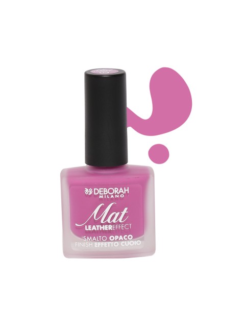 

Deborah Milano Violet Matte Leather Effect Nail Polish 03, Purple