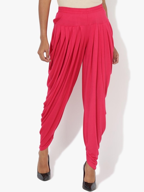 

Lakshita Women Pink Solid Loose Fit Salwars