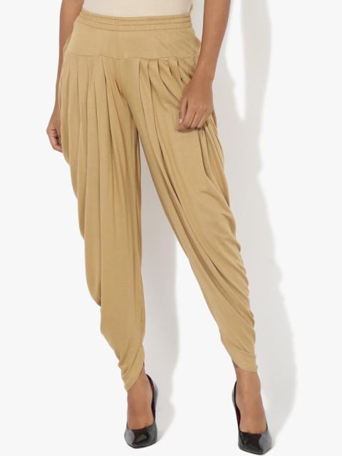 

Lakshita Women Beige Solid Loose Fit Salwars