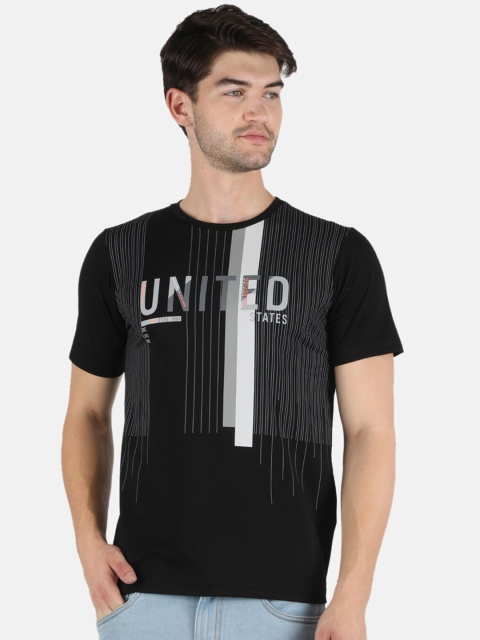 

Monte Carlo Men Black Typography Printed T-shirt