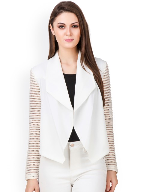 

Texco White Lightweight Front Open Jacket