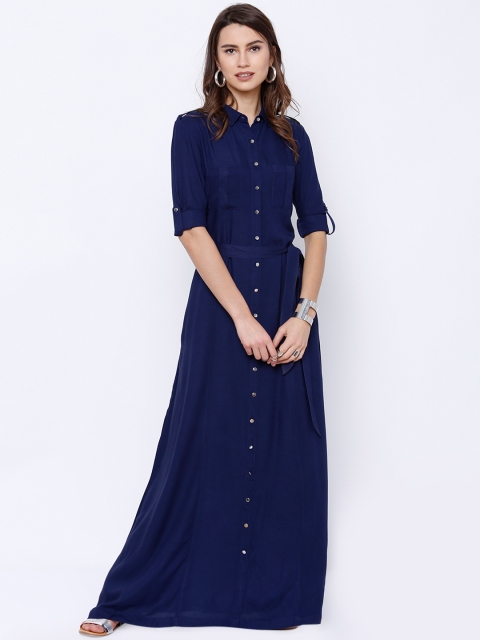 

Tokyo Talkies Women Blue Maxi Dress