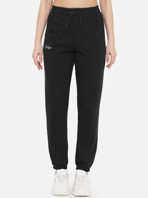 

FFLIRTYGO Women Black Solid Cotton Joggers