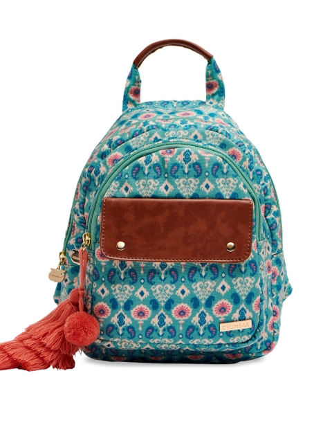 

Chumbak Women Teal Backpacks