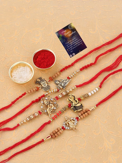 

Silver Shine Multicoloured Rakhi Gift set, Multi