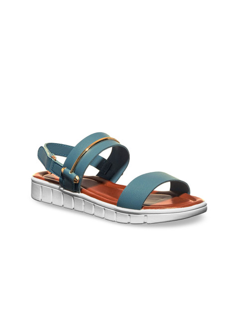 

Khadims Women Blue Open Toe Flats