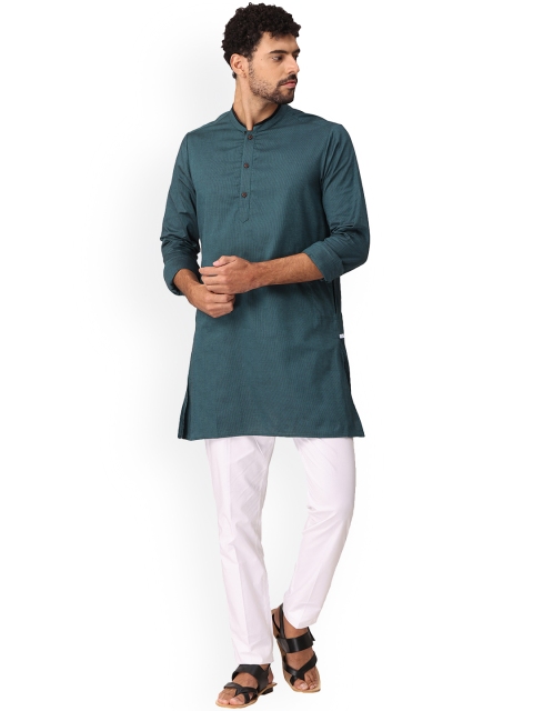 

NIRVAAN Men Green Kurta