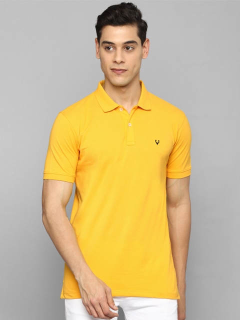 

Allen Solly Men Yellow Polo Collar T-shirt