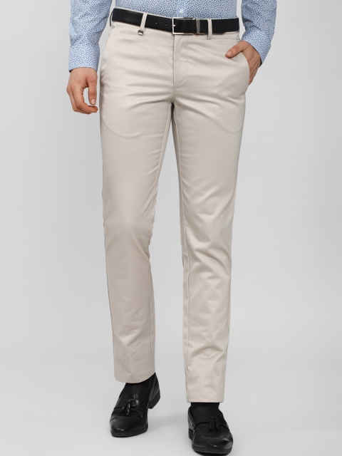

Van Heusen Men Beige Slim Fit Trousers
