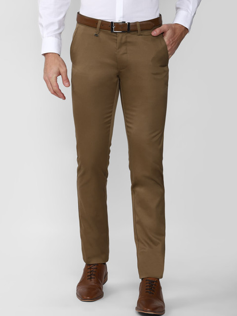 

Van Heusen Men Brown Slim Fit Trousers