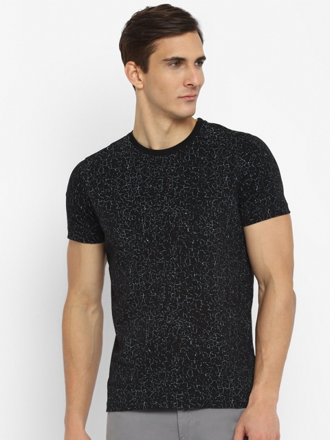 

Turtle Men Black Printed Slim Fit T-shirt