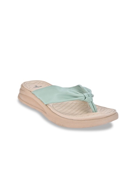

Ganuchi Women Green & Beige Slip-On
