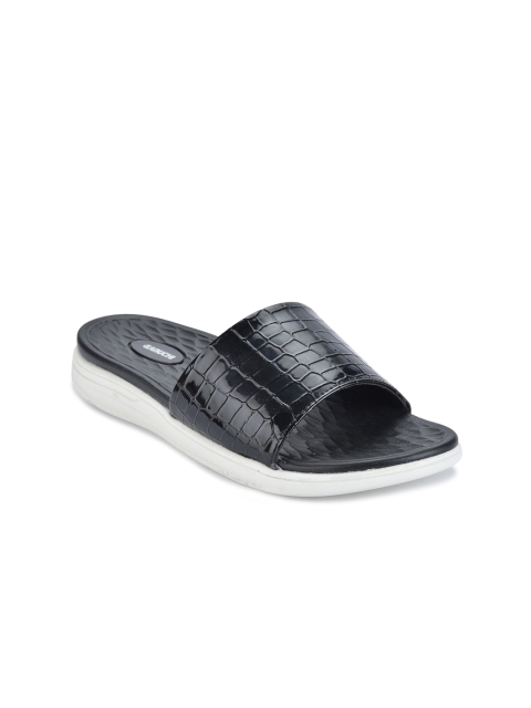 

Ganuchi Women Black Solid Sliders