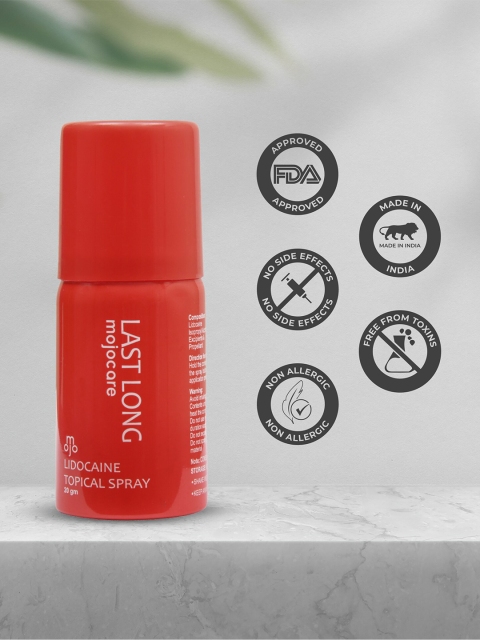 

Mojocare Men Last Long Lidocaine Topical Delay Spray - 20 g, Red