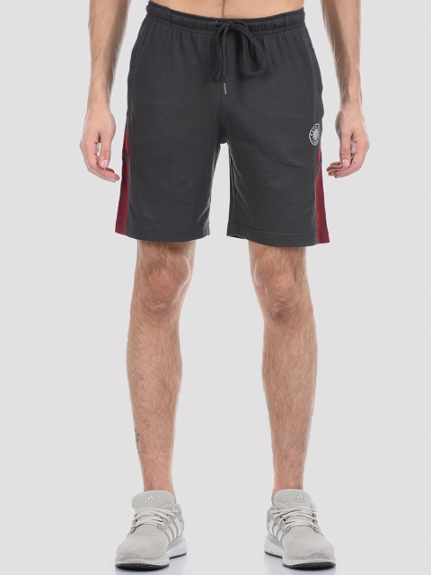 

Cloak & Decker by Monte Carlo Men Grey Sports Shorts