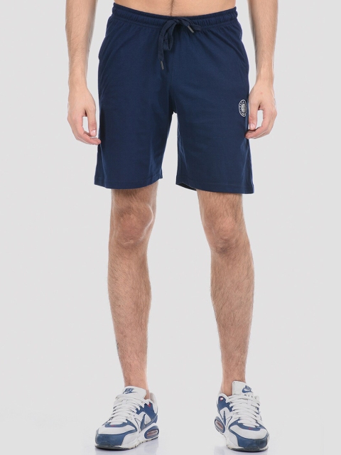

Cloak & Decker by Monte Carlo Men Navy Blue Sports Shorts