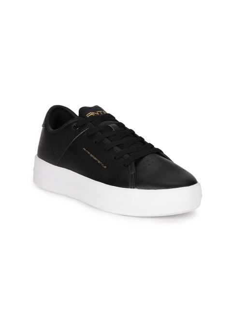 

Anta Men Black Running Non-Marking Shoes