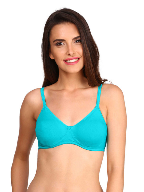 

Jockey Blue Solid Non-Wired Non-Padded Everyday Bra 1722-0105