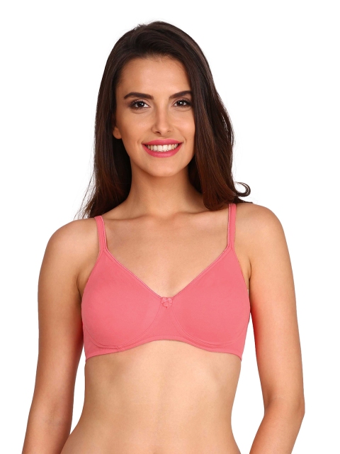 

Jockey Pink Solid Non-Wired Non-Padded Everyday Bra 1722-0105