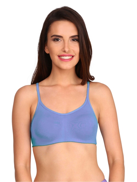 

Jockey Blue Solid Non-Wired Non-Padded Camisole Bra SS12-0105