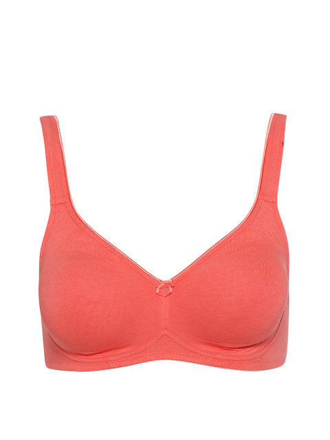 

Jockey Pink Solid Non-Wired Non Padded Everyday Bra