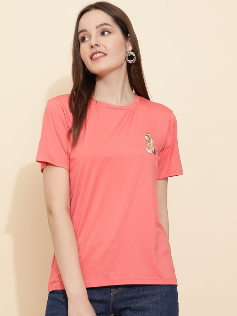 

J Turritopsis Women Pink & tulip T-shirt