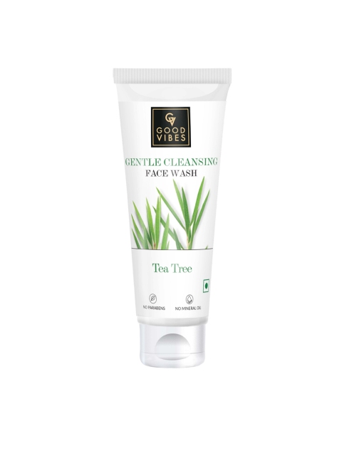 

Good Vibes Tea Tree Gentle Cleansing Face Wash - 120ml, White