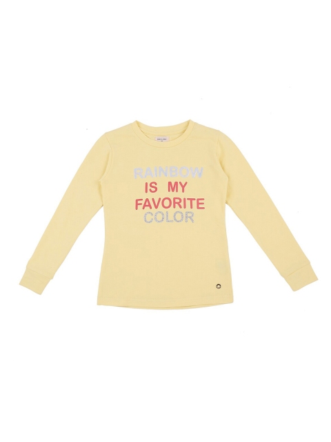 

Gini and Jony Yellow Print Top