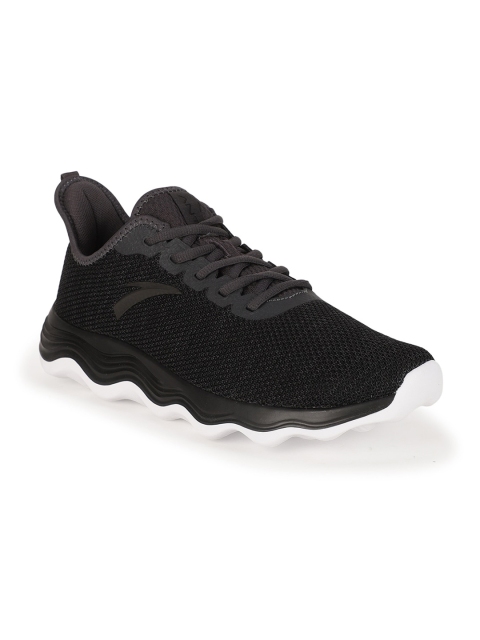 

Anta Men Black Mesh Running Non-Marking Shoes