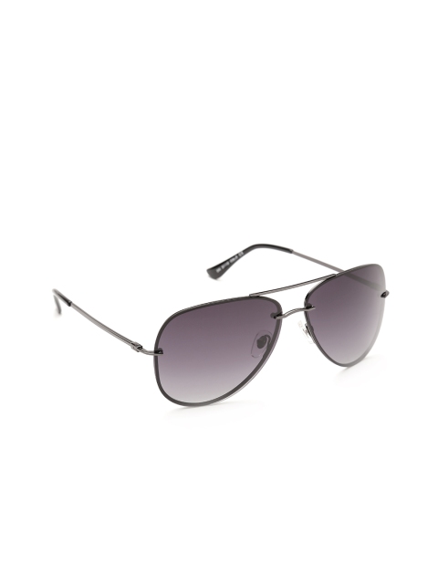 

Daniel Klein Men Polarised Aviator Sunglasses DK3112-COL2, Purple