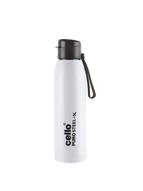 

Cello White Solid Puro Steel-X Cooper Water Bottle