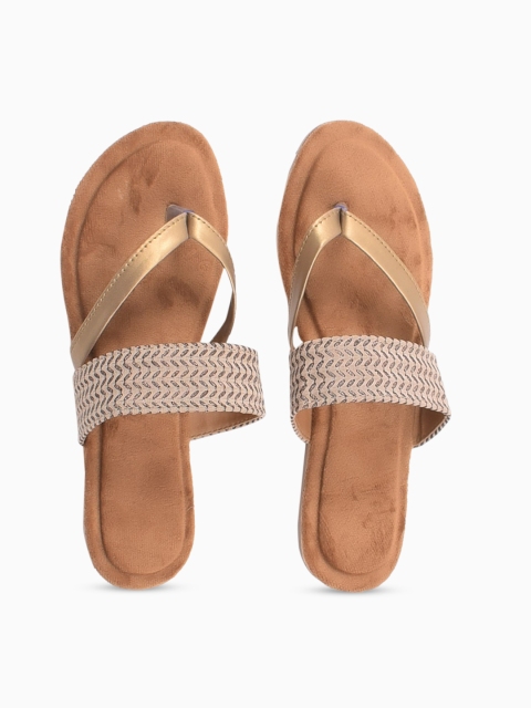 

Apratim Women Brown Party Open Toe Flats