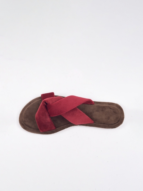 

Apratim Women Red Open Toe Flats with Bows