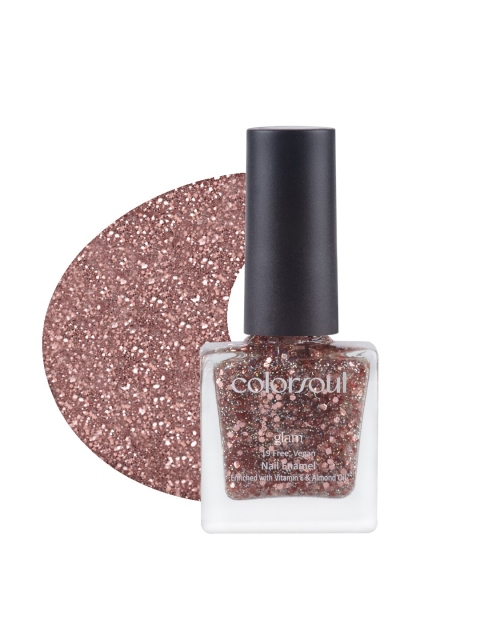 

Colorsoul Glam Vegan Nail Enamel with Vitamin E & Almond Oil - Rose Gold Galaxy G11