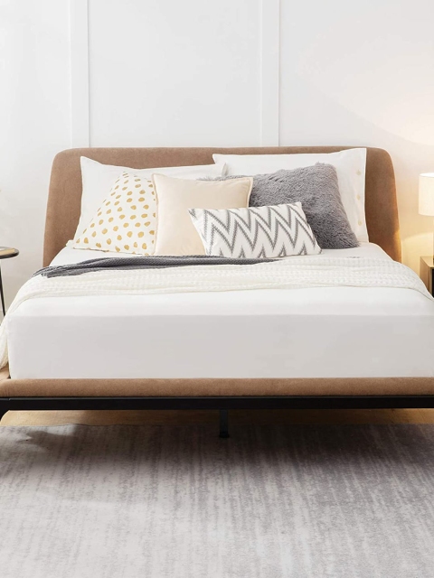 

EXORA Micro-Fitted-Twin White Bedsheets