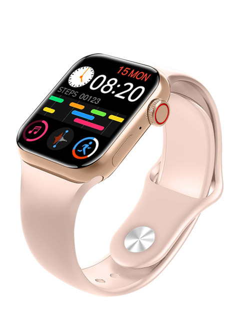 

I KALL Gold-Toned & Black Analogue & Digital Smart Watch W3-Gold-GOLD