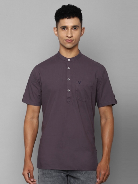 

Allen Solly Men Grey Slim Fit Casual Shirt