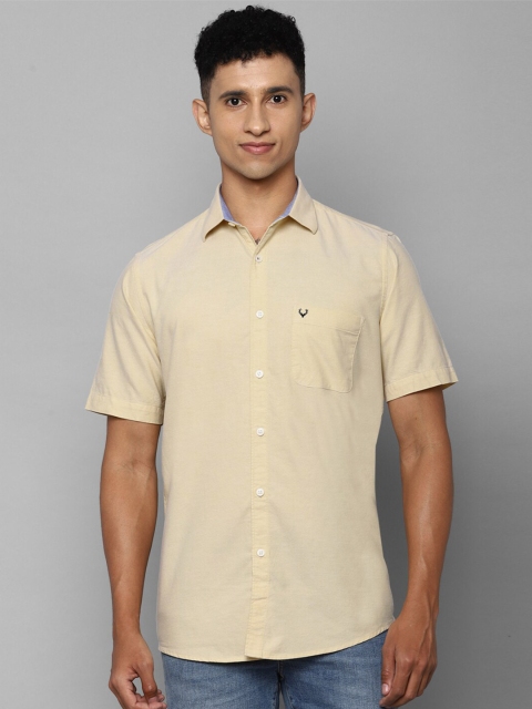 

Allen Solly Men Yellow Slim Fit Casual Shirt