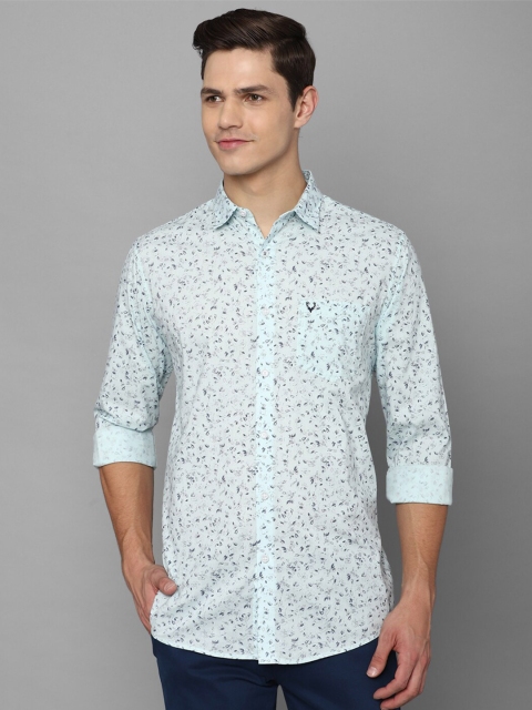 

Allen Solly Men Blue Slim Fit Floral Printed Casual Shirt