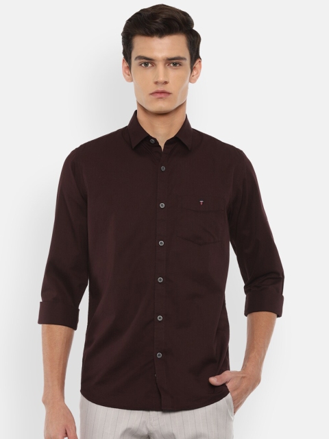 

Louis Philippe Sport Men Maroon Slim Fit Casual Shirt
