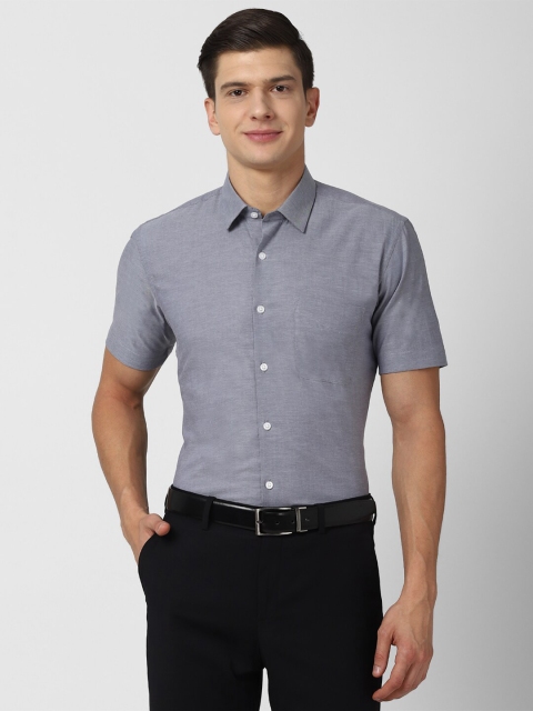 

Peter England Men Grey Formal Shirt