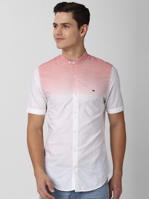 

Peter England Casuals Men White Slim Fit Casual Shirt