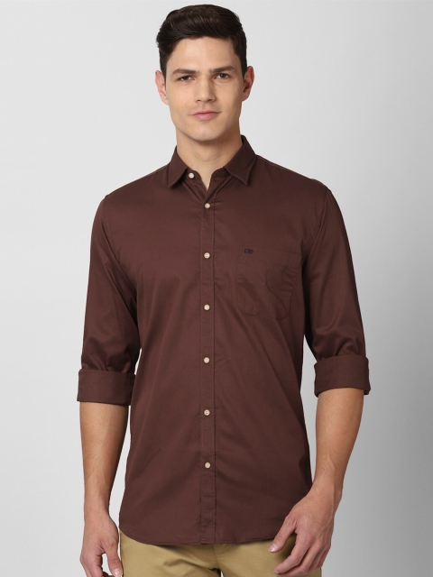 

Peter England Casuals Men Brown Slim Fit Casual Shirt